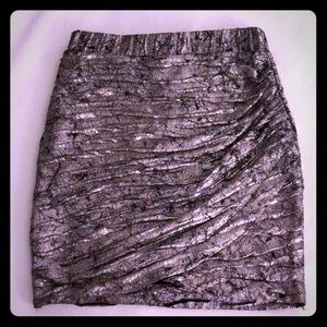 ASTR metallic miniskirt